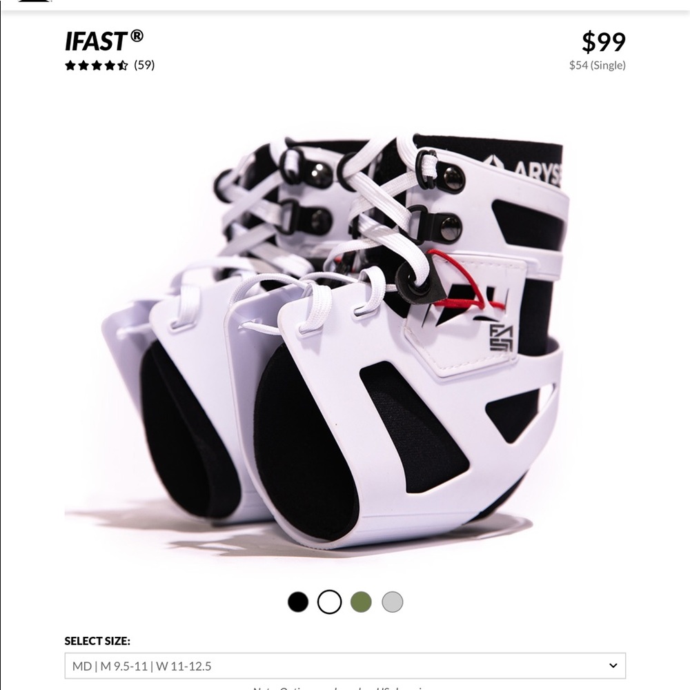 Aryse Ifast ankle brace never used